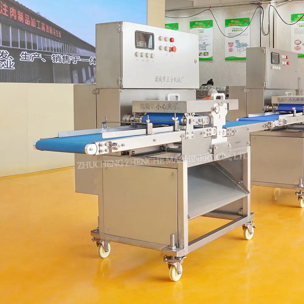 Alta eficiencia Bionic pollo pato cerdo carne cordero tira de la máquina de corte - Máquina de trituración y corte de carne - foodmachtech